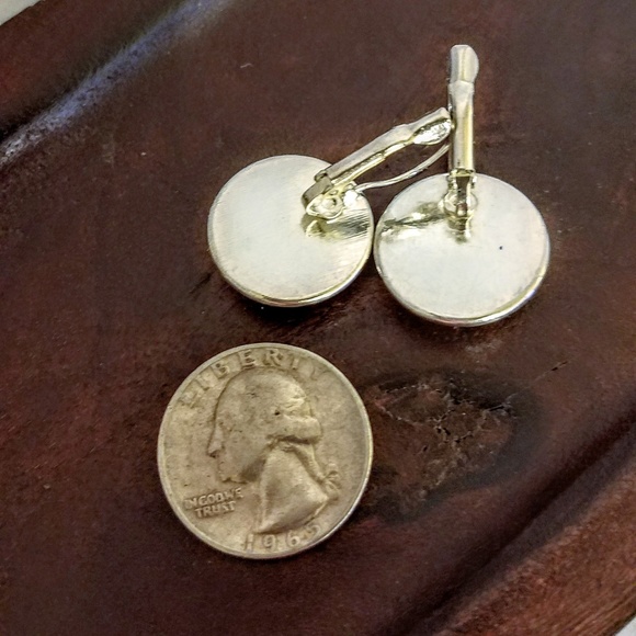 Allergy-Safe Mandala Cross Earrings - Picture 4 of 5